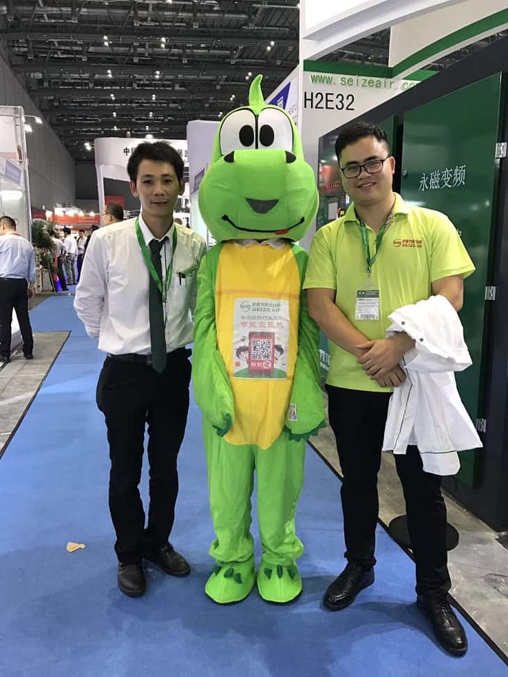 薩震空壓機(jī)吉祥物