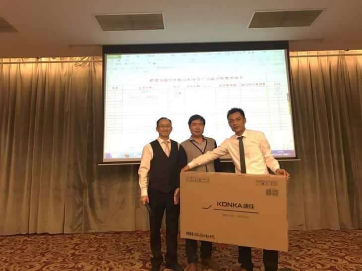 薩震節(jié)能空壓機(jī)客戶交流會集贊獎第二名