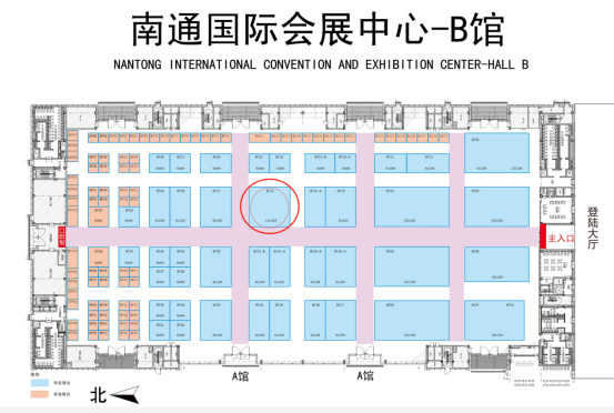 南通國(guó)際會(huì)展平面展位圖