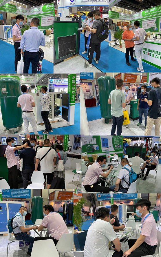 薩震智能節(jié)能空壓機(jī)火爆現(xiàn)場