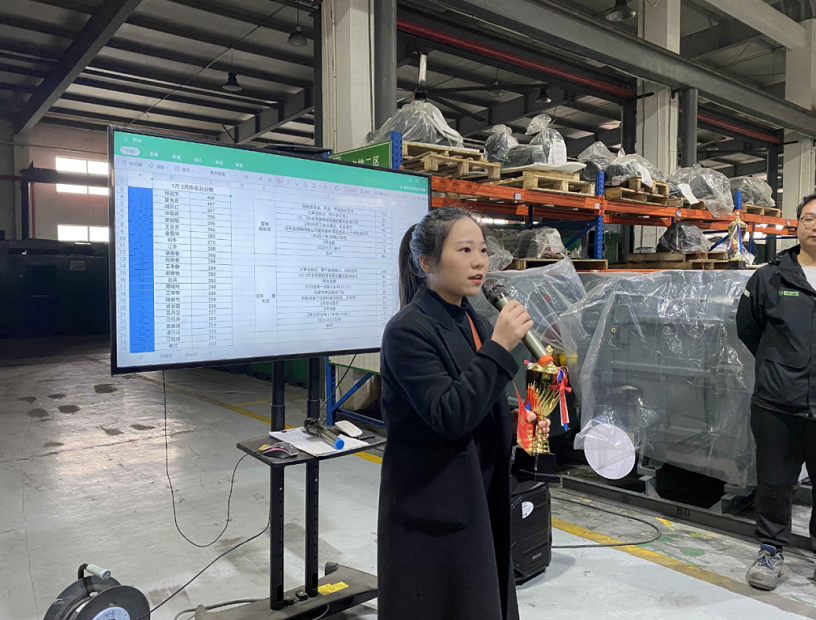 薩震智能節(jié)能空壓機(jī)1月-2月積分頒獎(jiǎng)典禮